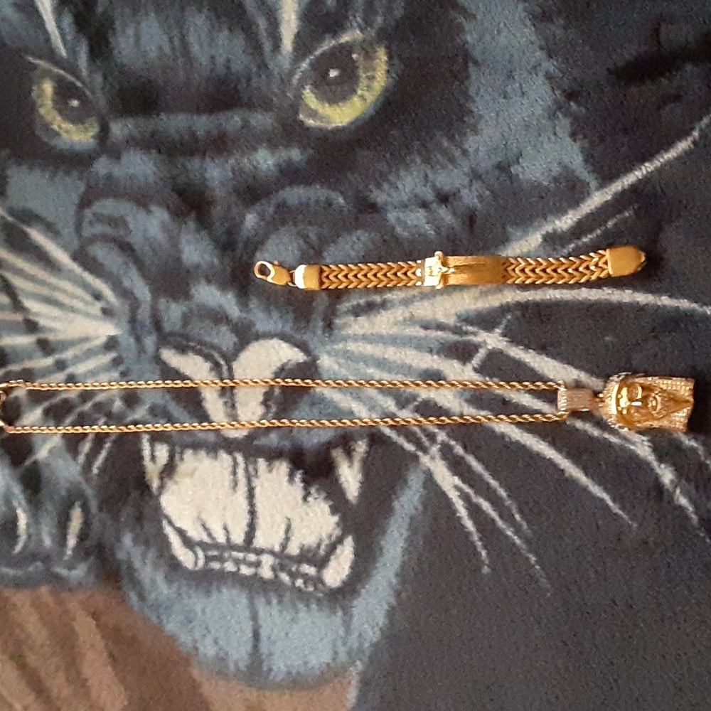 Jesus piece necklace and Jesus Christ bracelet